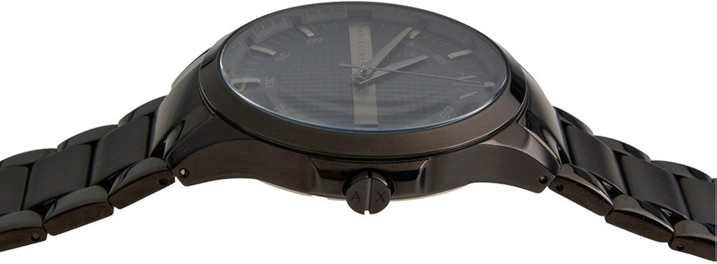 Armani Exchange Hampton AX2104 Men's Chronograph – Black Dial with Black Stainless Steel Strap