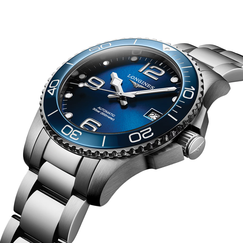 longines HydroConquest 39mm - Blue on Bracelet