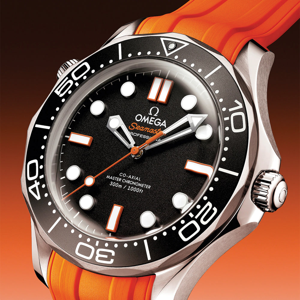 OMEGA Seamaster Diver 300M 42mm - Black on Rubber Strap