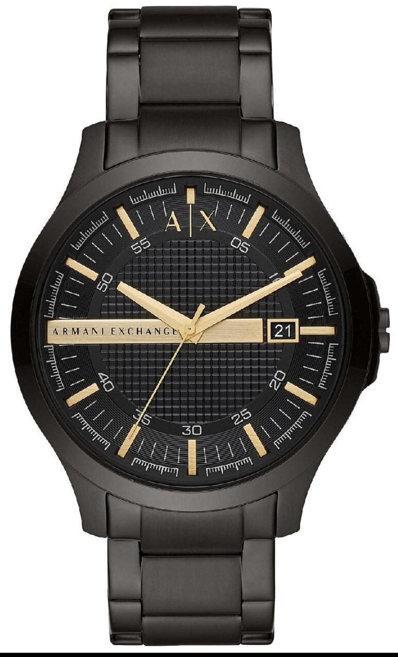 Armani Exchange Hampton AX2150 Men's Chronograph – Black Dial with Black Stainless Steel Bracelet