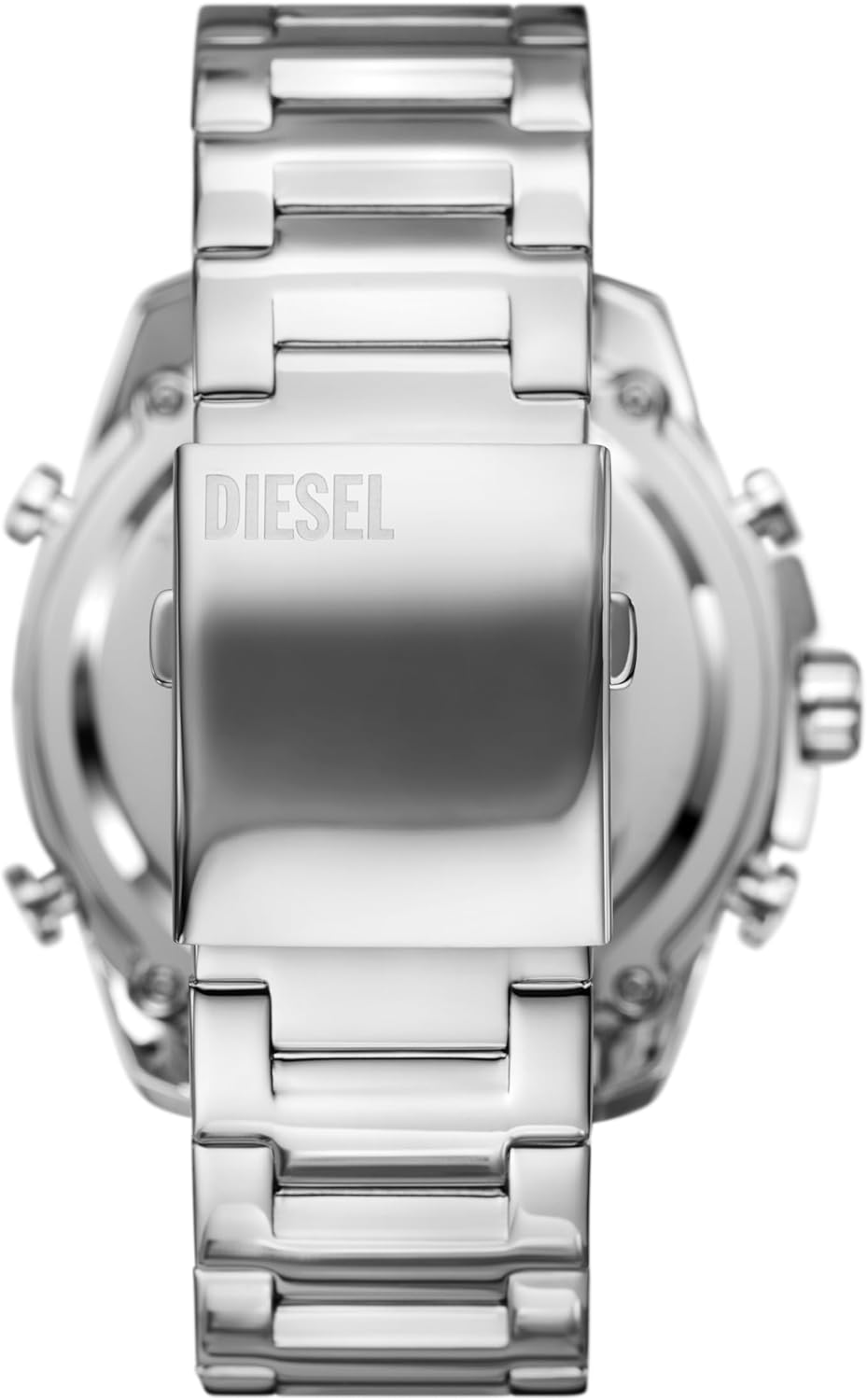 Diesel DZ4417 Mega Chief Chronograph Men's Watch – Blue Dial & Silver Stainless Steel Strap