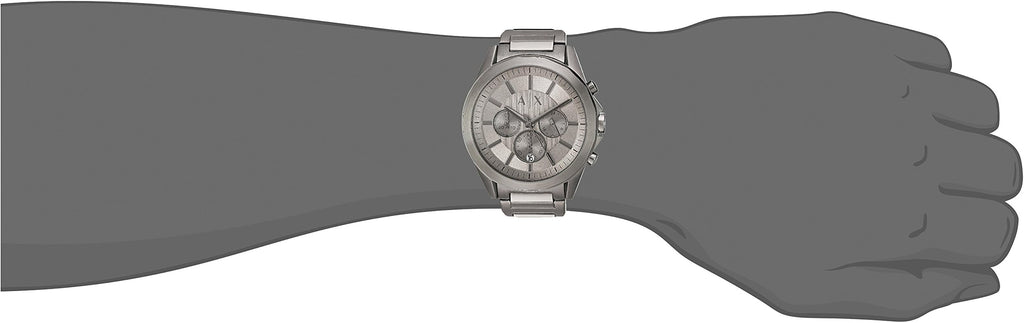 Armani Exchange Drexler AX2603 Men's Chronograph Watch – Grey Dial with Stainless Steel Bracelet