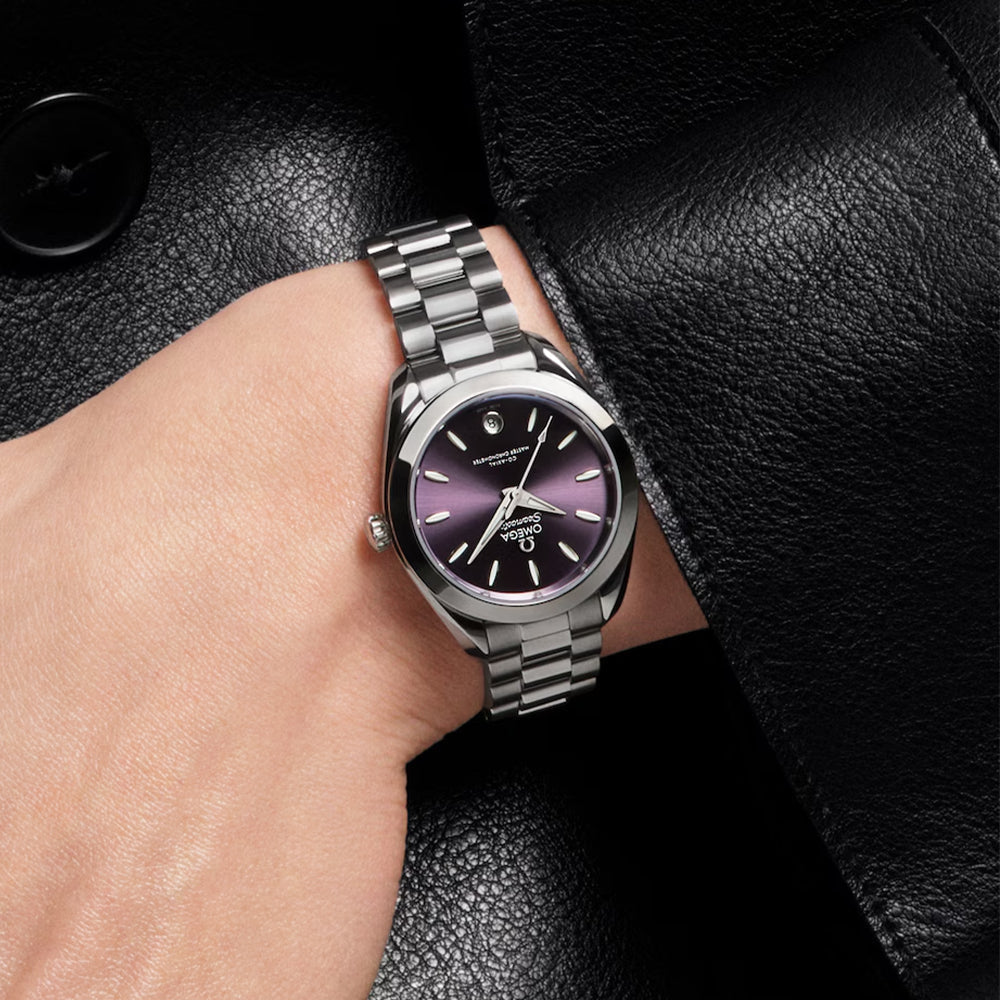 OMEGA Seamaster Aqua Terra 150M 30mm - Purple on Bracelet