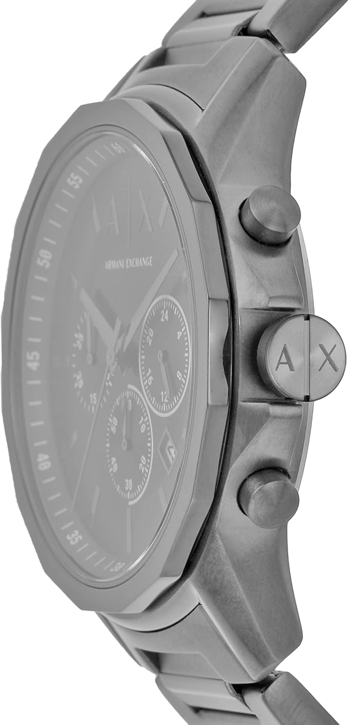 Armani Exchange Drexler AX2603 Men's Chronograph Watch – Grey Dial with Stainless Steel Bracelet