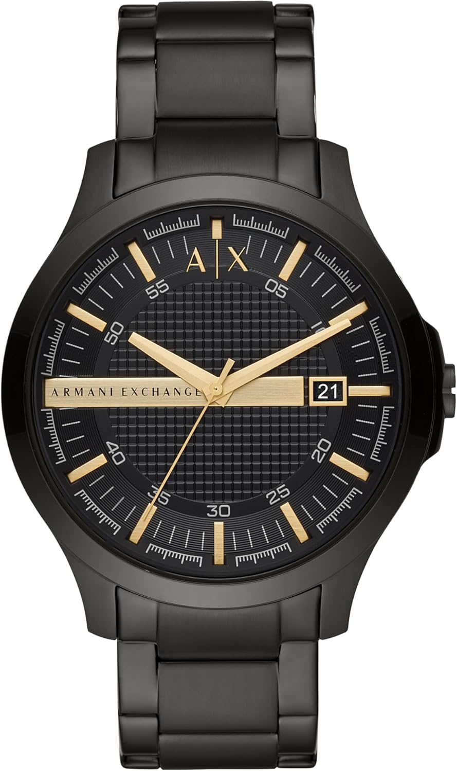 Armani Exchange Hampton AX2413 Men's Chronograph – Black Dial with Black Stainless Steel Strap