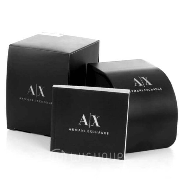 Armani Exchange Hampton AX2135 Men's Chronograph Watch – Grey Dial with Coordinated Grey Stainless Steel Strap