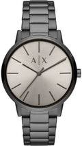 Armani Exchange Cayde AX2722 Men's Analog Watch – Grey Dial with Matching Grey Stainless Steel Strap