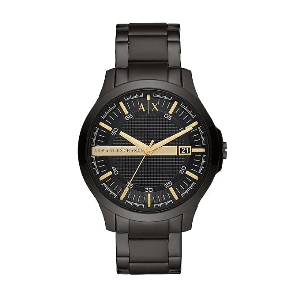 Armani Exchange Hampton AX2413 Men's Chronograph – Black Dial with Black Stainless Steel Strap