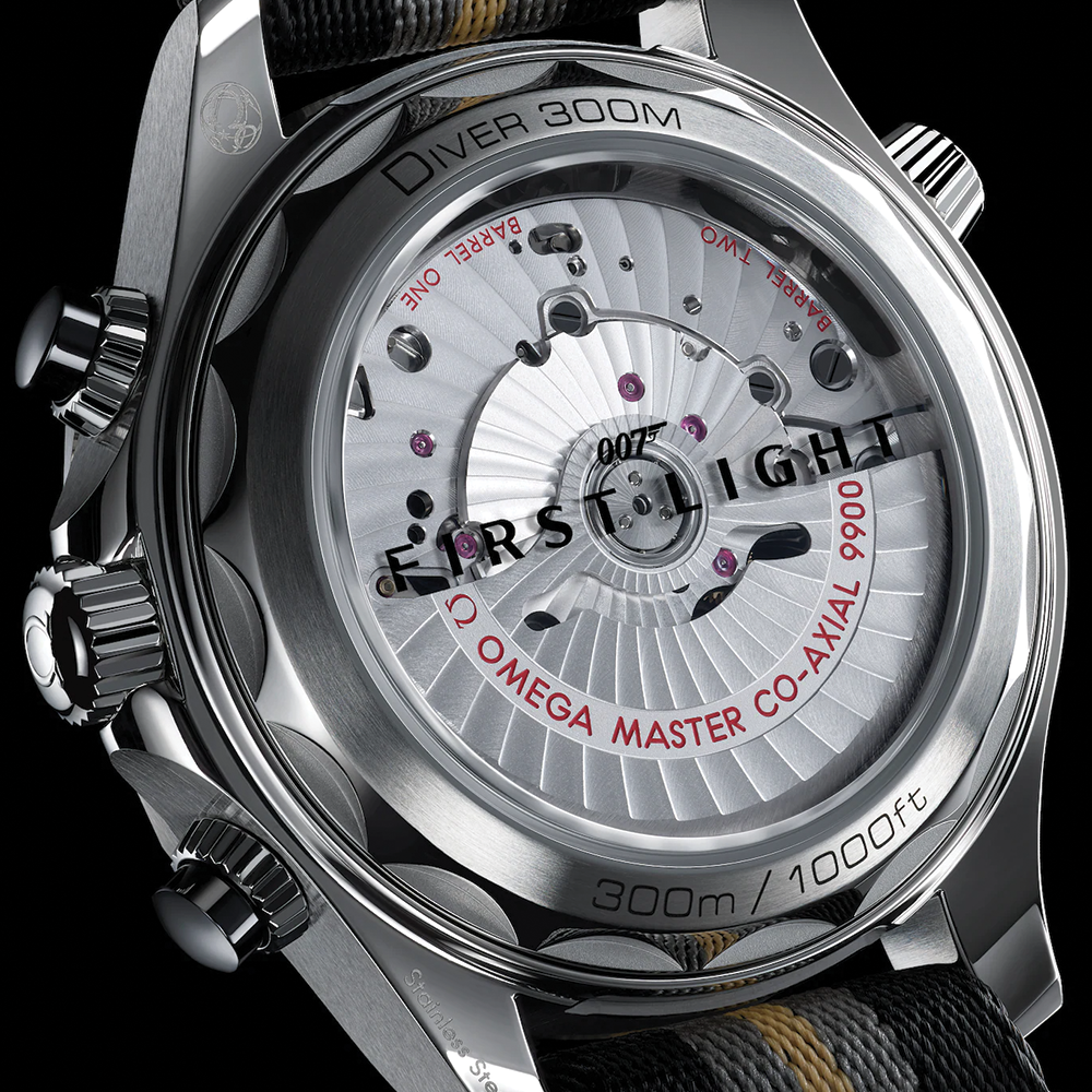 OMEGA Seamaster Diver 300M Chronograph 007 First Light 44mm - Black on Fabric Strap