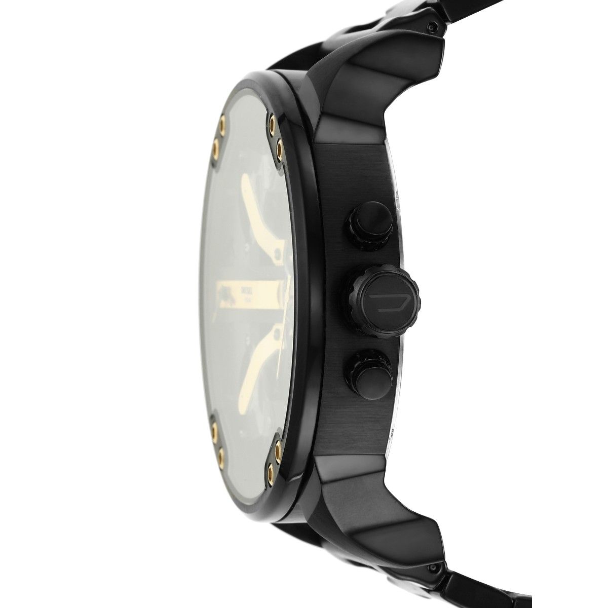 Diesel DZ7435 Mr. Daddy 2.0 Chronograph Men's Watch – Black Dial & Black Stainless Steel Strap