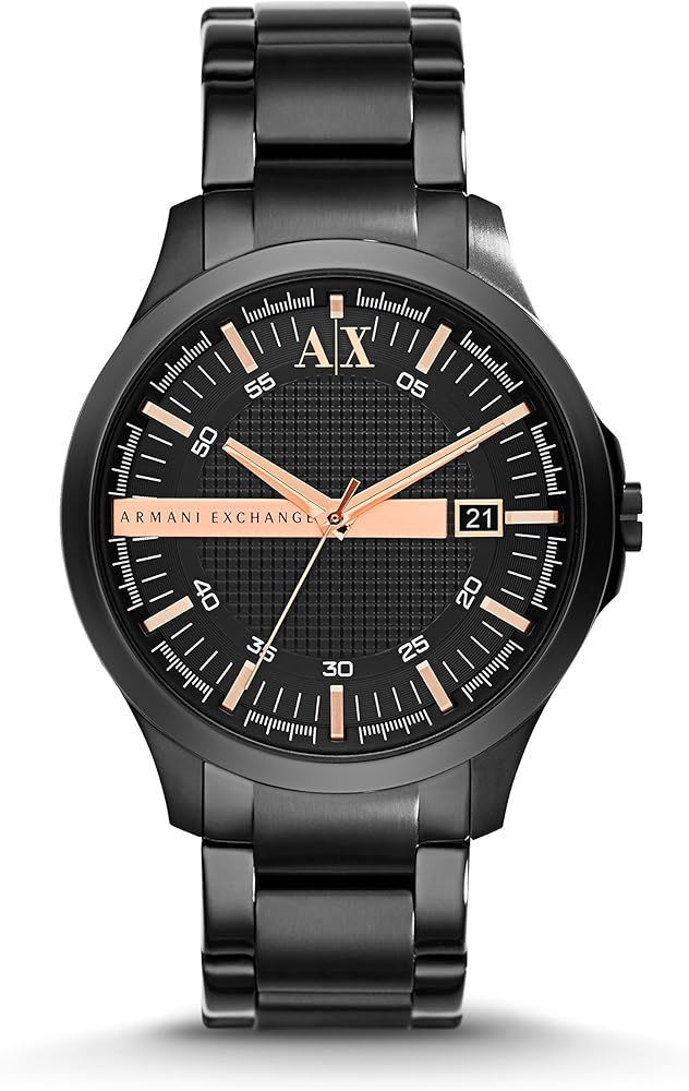 Armani Exchange Hampton AX2150 Men's Chronograph – Black Dial with Black Stainless Steel Bracelet