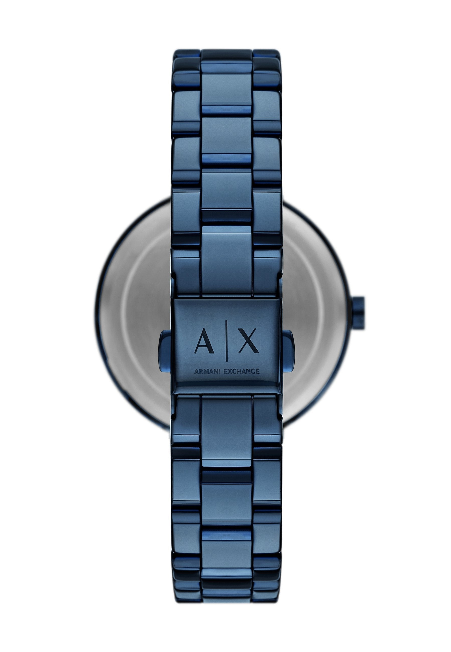 Armani Exchange Cayde AX2702 Men's Analog Watch – Blue Dial with Matching Blue Stainless Steel Strap