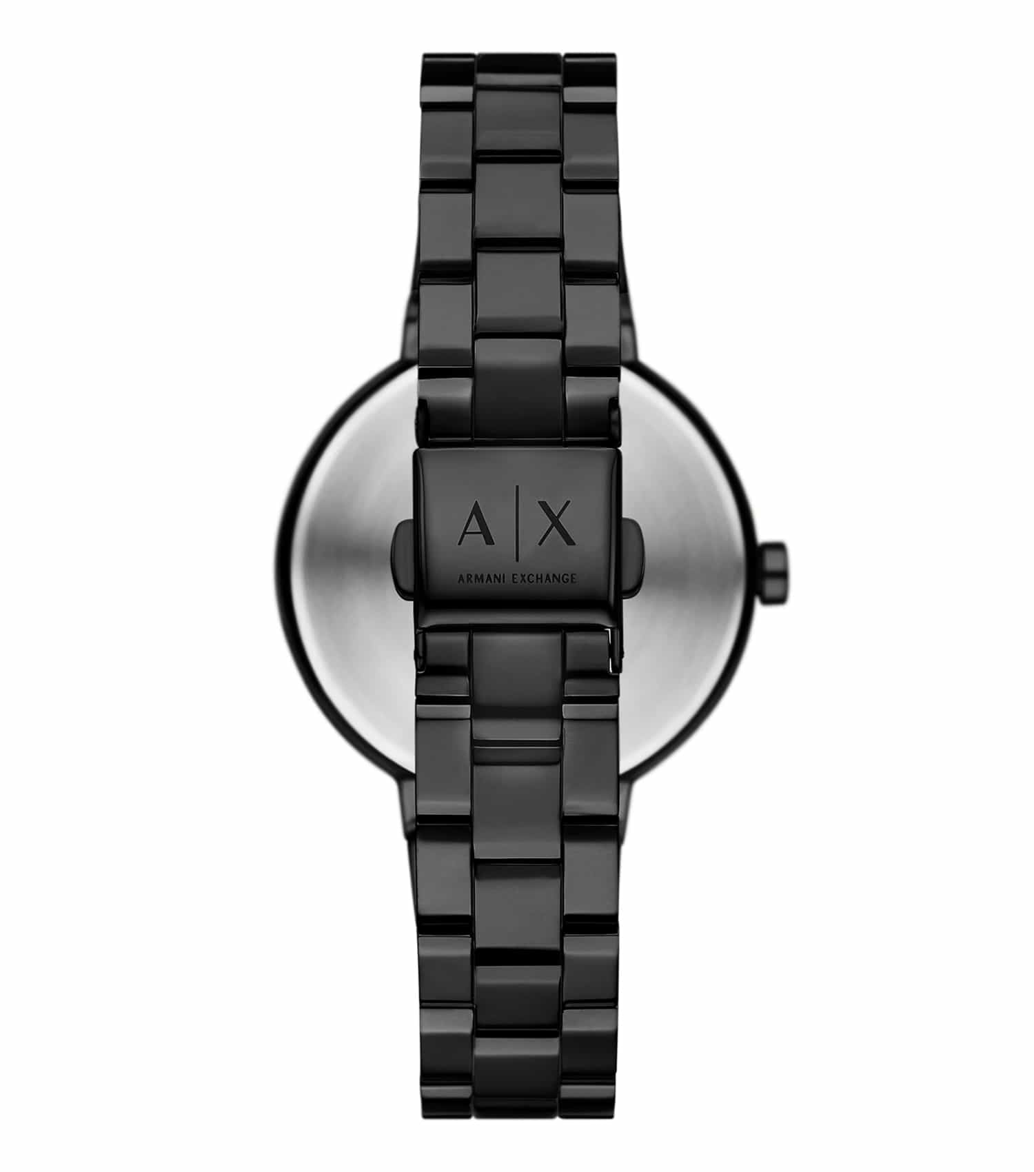 Armani Exchange Cayde AX2701 Men's Analog Watch – Black Dial with Black Stainless Steel Strap