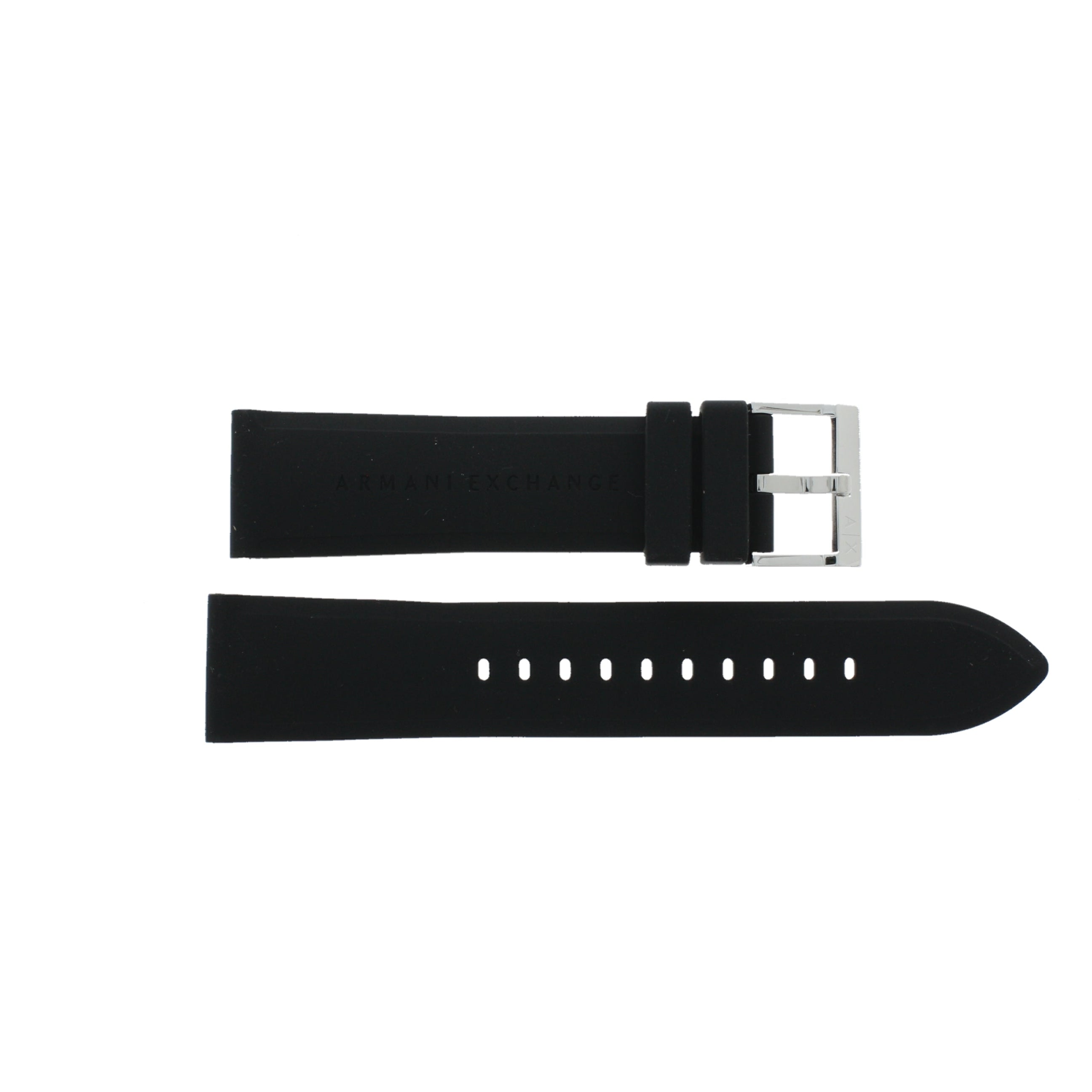 Armani Exchange Outerbanks AX1326 Men's Chronograph Watch – Black Dial with Black Silicone Strap
