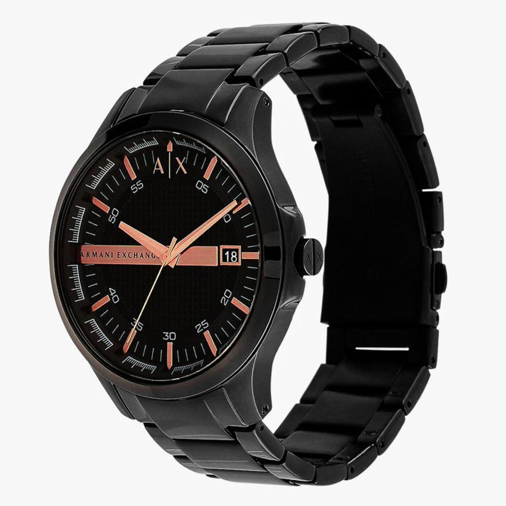 Armani Exchange Hampton AX2150 Men's Chronograph – Black Dial with Black Stainless Steel Bracelet