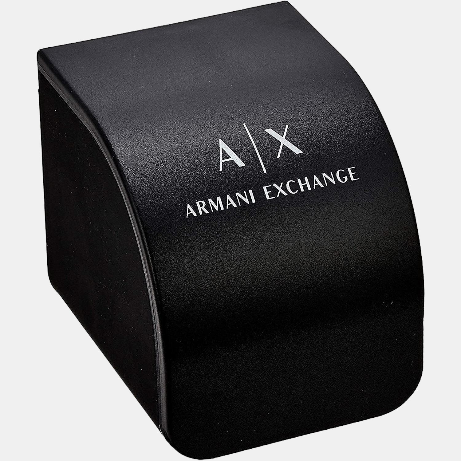 Armani Exchange Hampton AX2164 Men's Chronograph Watch – Black Dial with Black Stainless Steel Strap