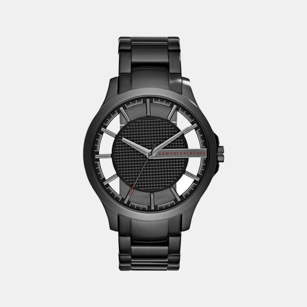 Armani Exchange Hampton Series AX2192 Men's Chronograph – Black Dial with Matching Black Stainless Steel Bracelet