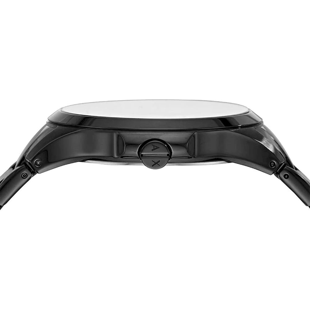 Armani Exchange Hampton AX2407 Men's Watch – Sleek Black Dial with Black Stainless Steel Bracelet