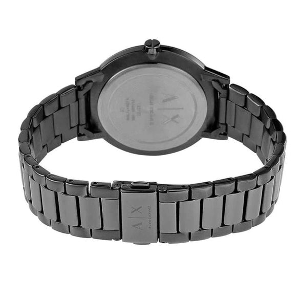 Armani Exchange Cayde AX2701 Men's Analog Watch – Black Dial with Black Stainless Steel Strap