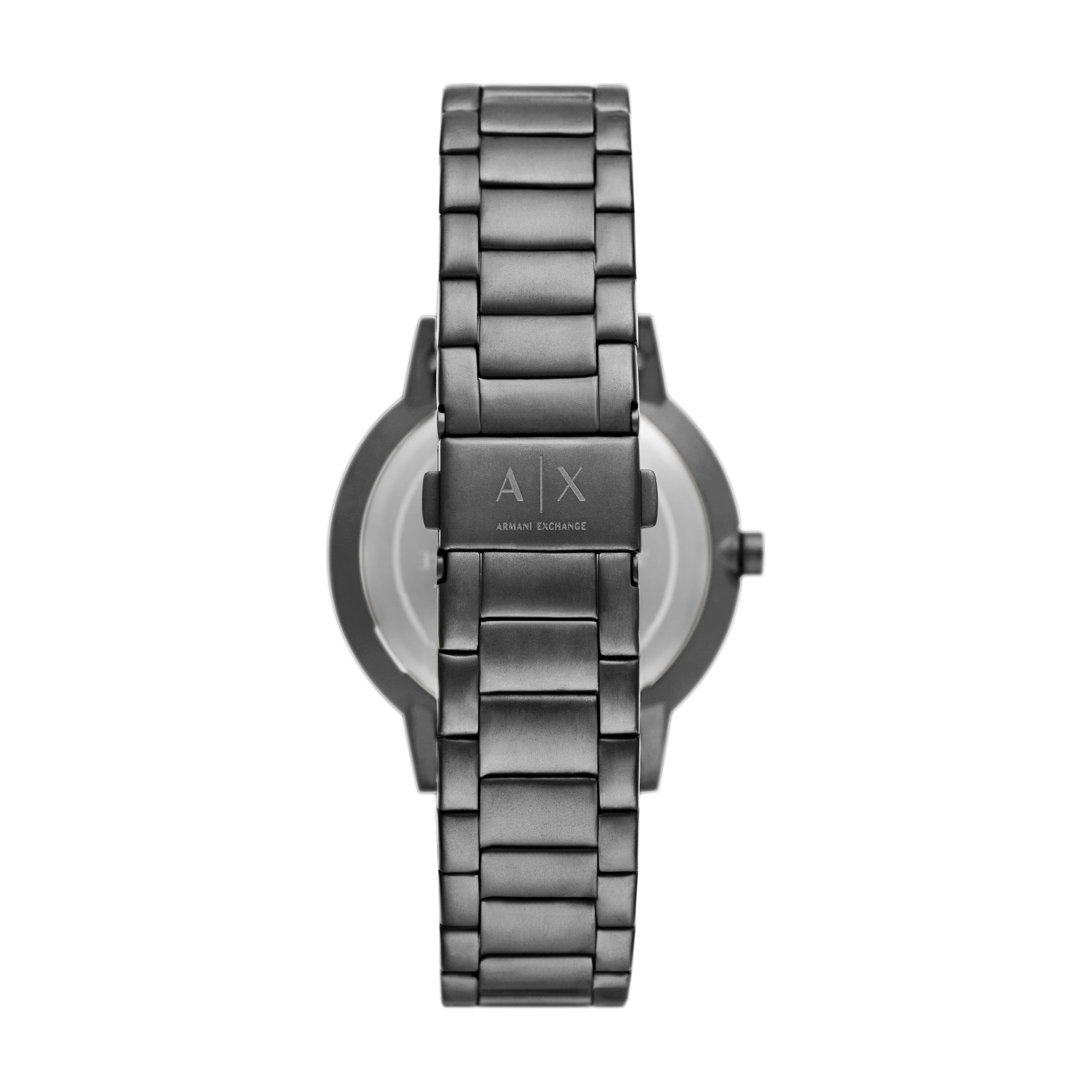 Armani Exchange Cayde AX2701 Men's Analog Watch – Black Dial with Black Stainless Steel Strap