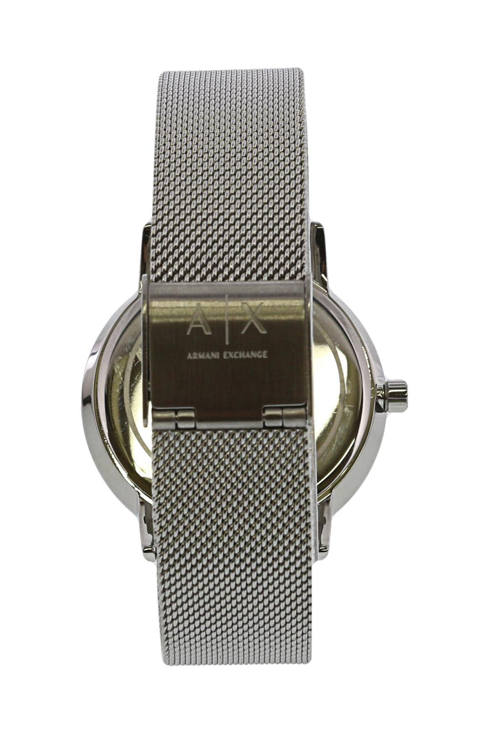 Armani Exchange Cayde AX2714 Men's Chronograph – Black Dial with Silver Mesh Stainless Steel Strap