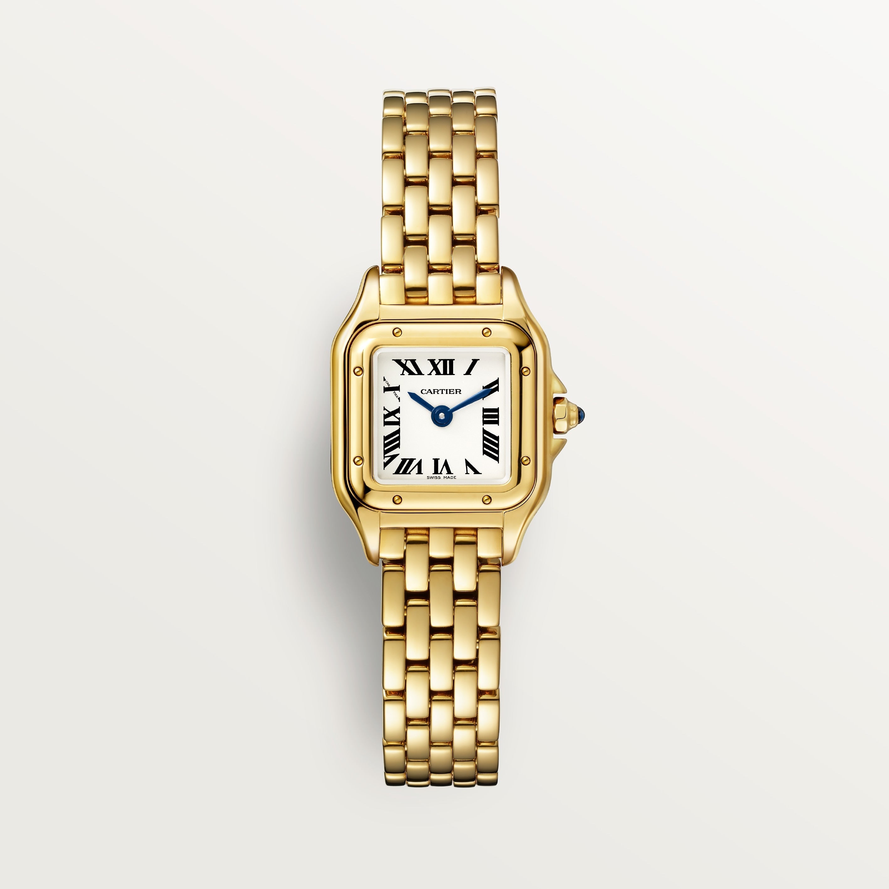 Panthère de Cartier Mini Model | 19mm, 18K Yellow Gold, Silver Dial, Ref. WGPN0048