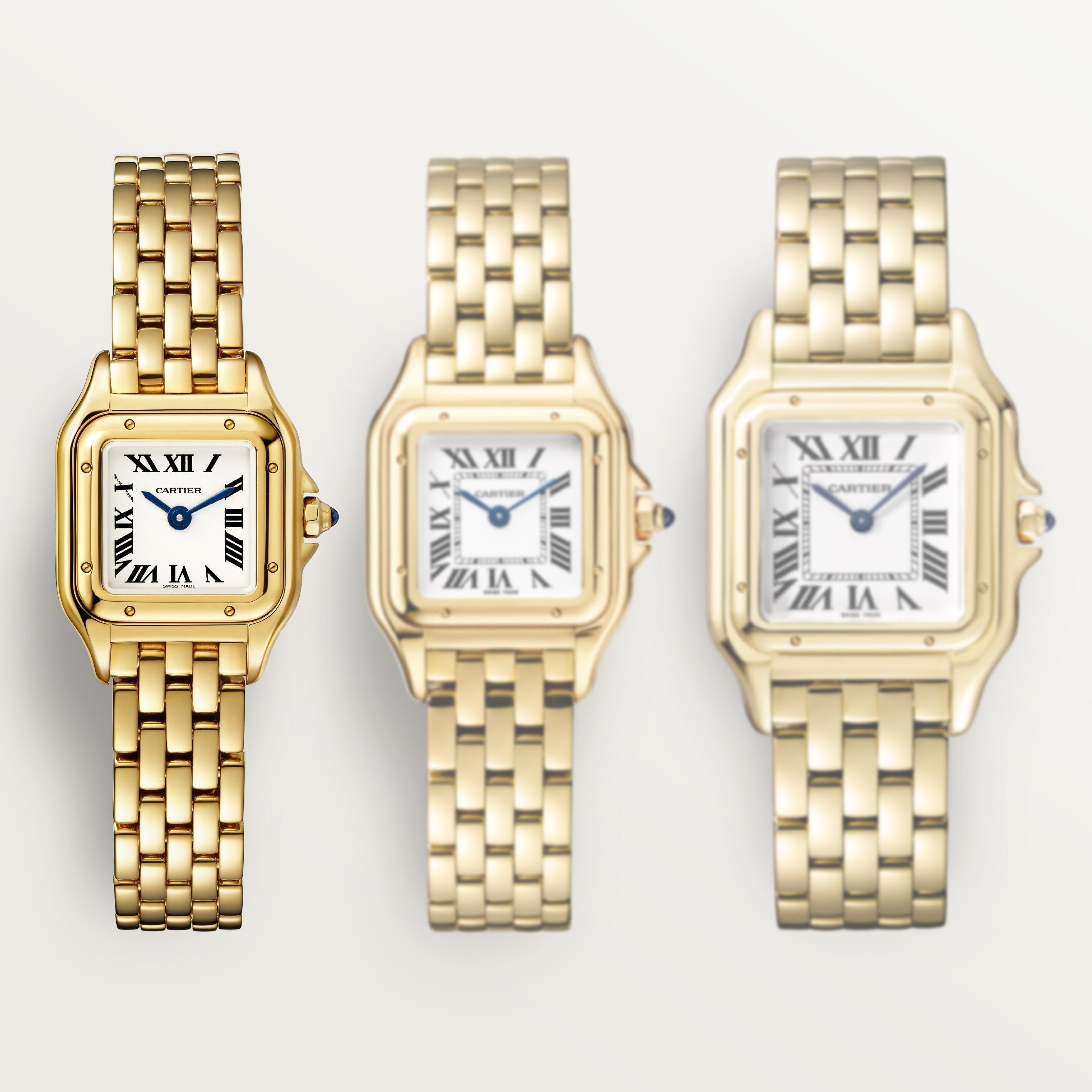 Panthère de Cartier Mini Model | 19mm, 18K Yellow Gold, Silver Dial, Ref. WGPN0048