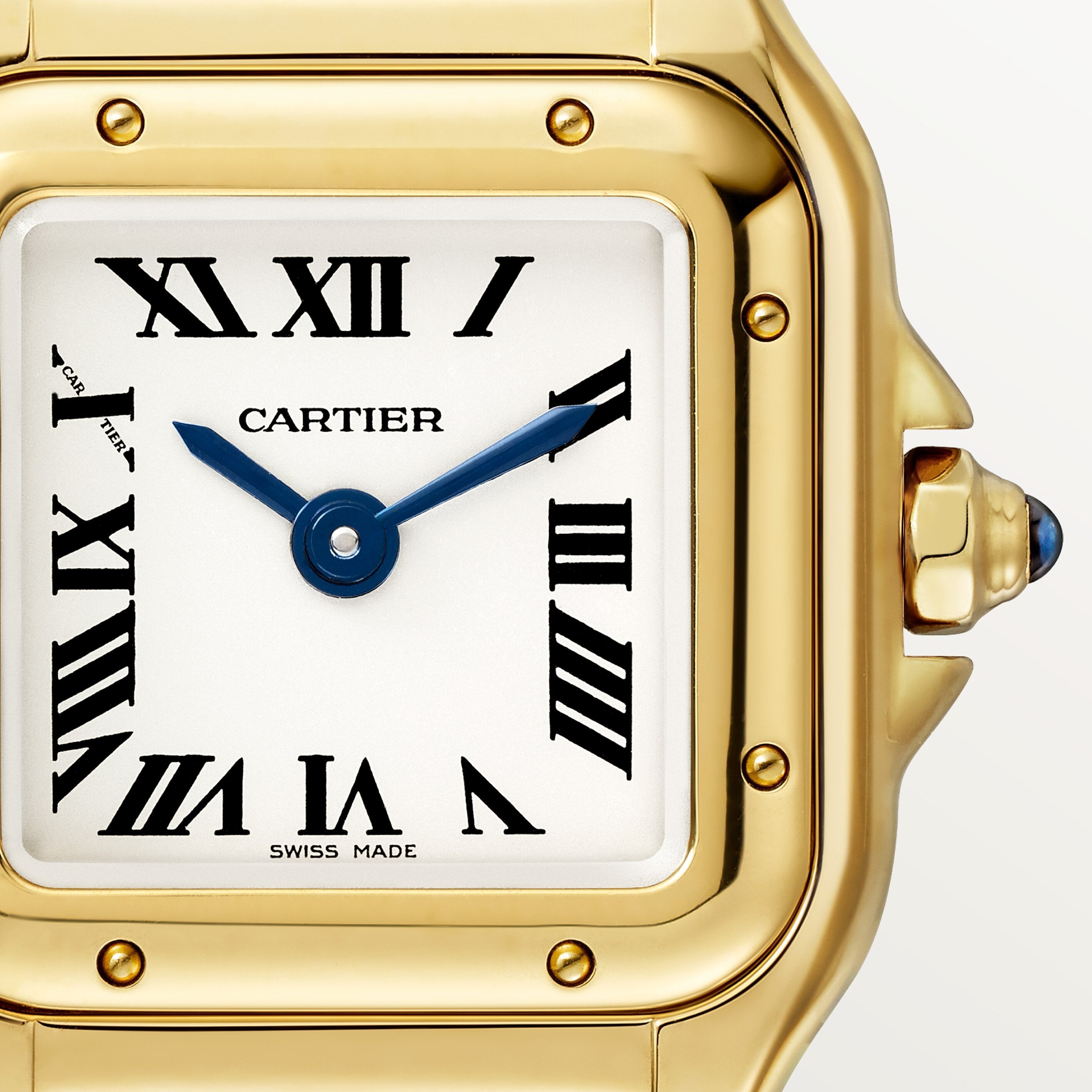Panthère de Cartier Mini Model | 19mm, 18K Yellow Gold, Silver Dial, Ref. WGPN0048