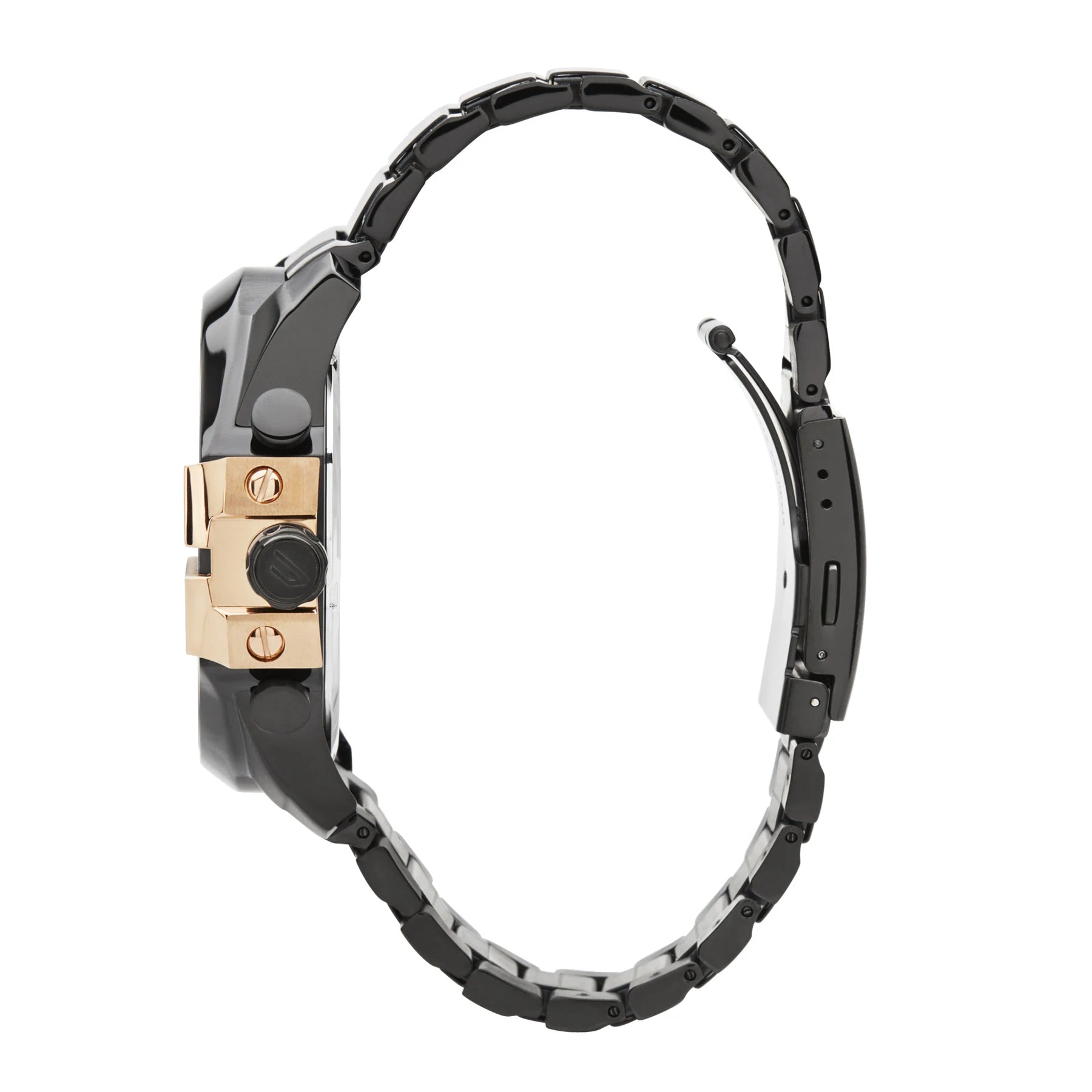 Diesel DZ4309 Mega Chief Chronograph Men's Watch – Black Dial & Black Stainless Steel Strap