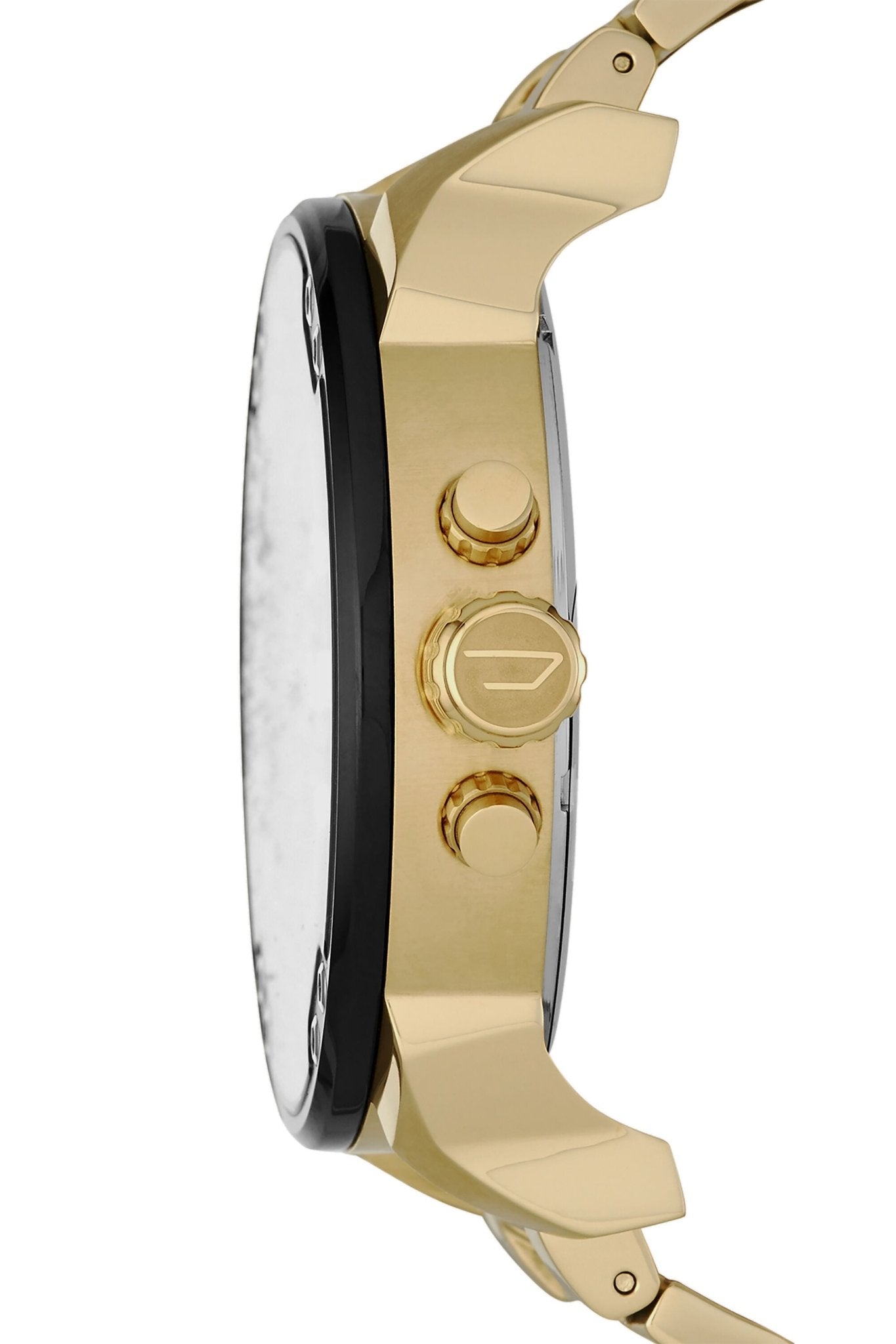 Diesel DZ7333 Mr. Daddy 2.0 Chronograph Men's Watch – Black Dial & Gold Stainless Steel Strap