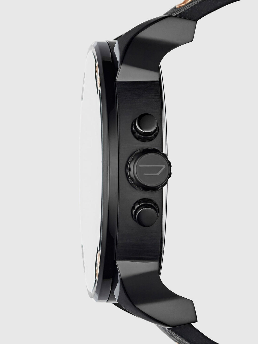 Diesel DZ7350 Mr. Daddy 2.0 Chronograph Men's Watch – Black Dial & Black Leather Strap