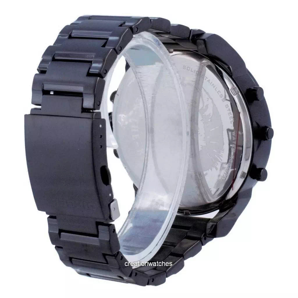 Diesel DZ7435 Mr. Daddy 2.0 Chronograph Men's Watch – Black Dial & Black Stainless Steel Strap