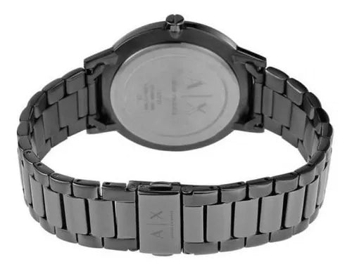 Armani Exchange Cayde AX2722 Men's Analog Watch – Grey Dial with Matching Grey Stainless Steel Strap