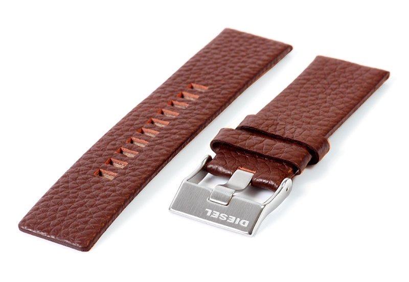 Diesel DZ4290 Mega Chief Chronograph Men's Watch – Black Dial & Brown Leather Strap