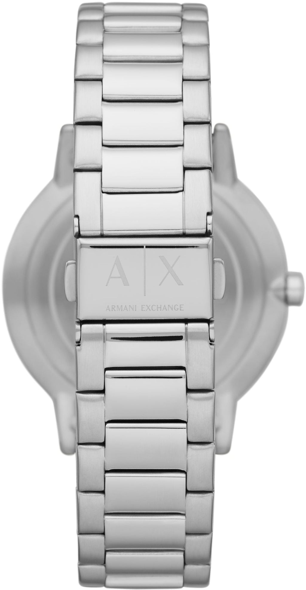Armani Exchange Cayde AX2700 Men's Analog Watch – Black Dial with Silver Stainless Steel Bracelet