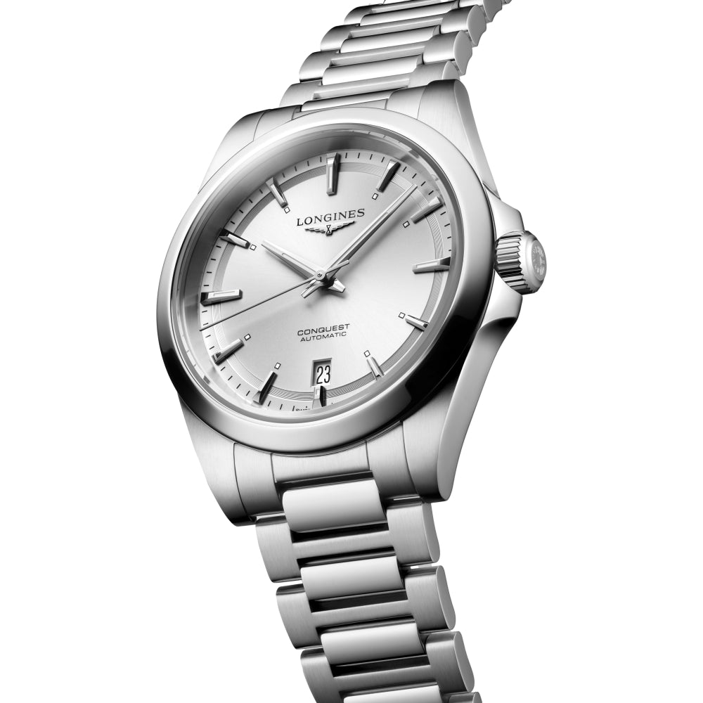longines Conquest 38mm - Silver on Bracelet