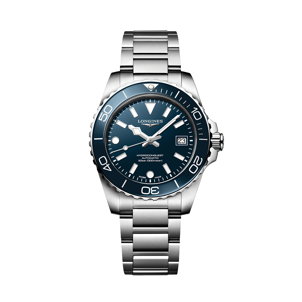 longines HydroConquest 39mm - Blue on Bracelet