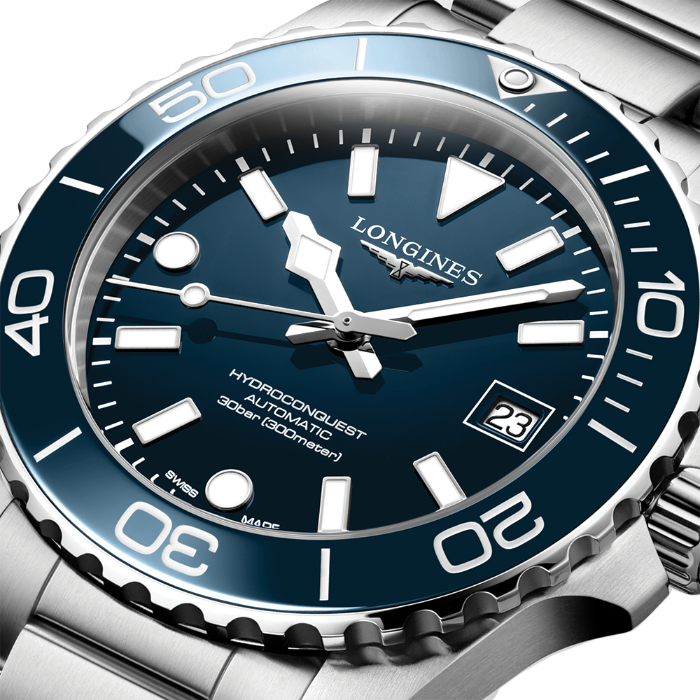 longines HydroConquest 39mm - Blue on Bracelet