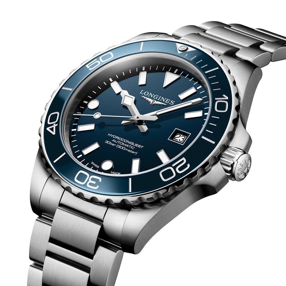 longines HydroConquest 42mm - Blue on Bracelet