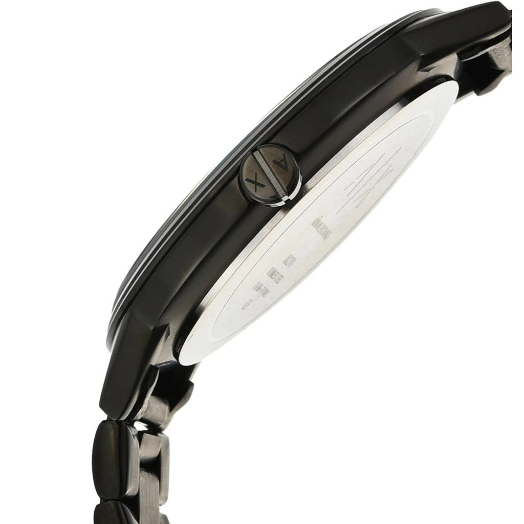 Armani Exchange Cayde AX2701 Men's Analog Watch – Black Dial with Black Stainless Steel Strap