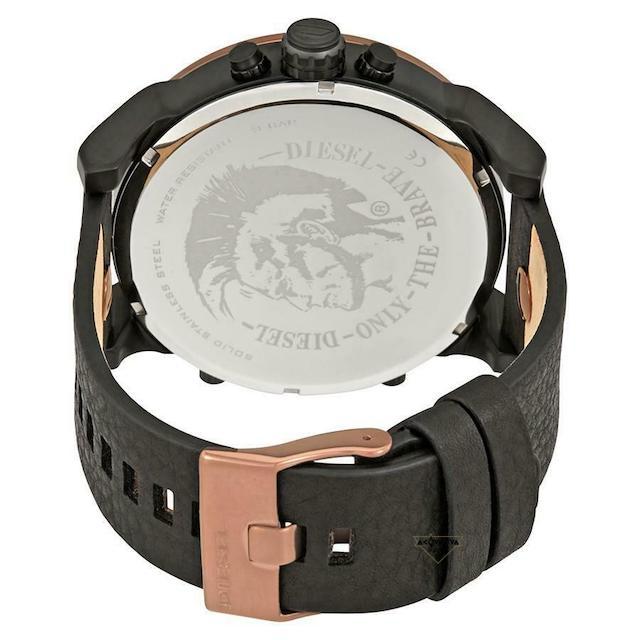 Diesel DZ7400 Mr. Daddy 2.0 Chronograph Men's Watch – Black Dial & Black Stainless Steel Strap
