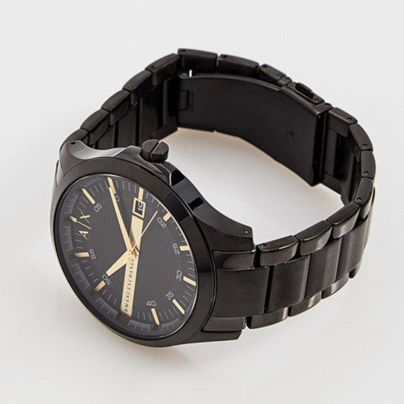 Armani Exchange Hampton AX2413 Men's Chronograph – Black Dial with Black Stainless Steel Strap