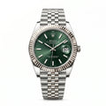 Rolex Datejust 41 126334 Oystersteel & White Gold "Mint Green"