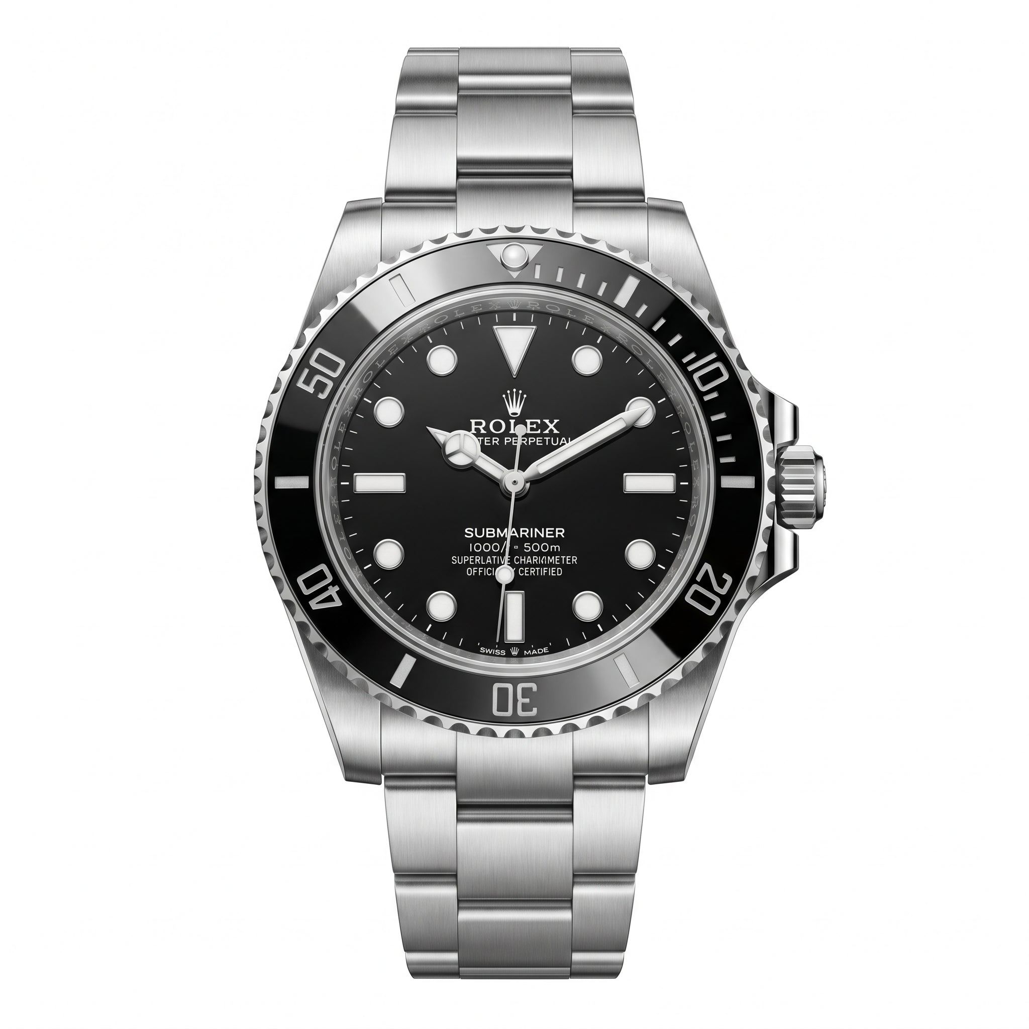 Rolex Submariner 124060 No-Date Oystersteel "Black"