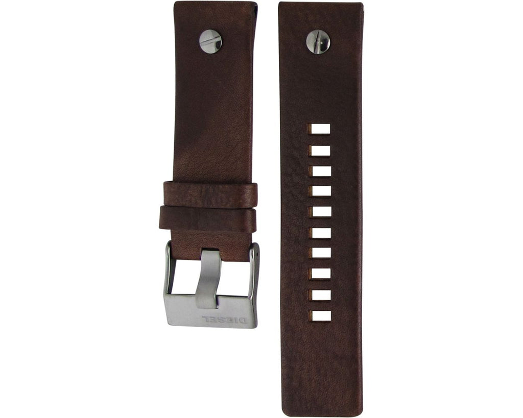 Diesel DZ7258 Little Daddy SBA Men's Watch – Grey Dial & Brown Leather Strap