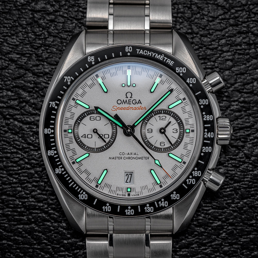 OMEGA Speedmaster Racing Chronograph 44.25mm - White on Bracelet