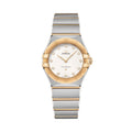 OMEGA Constellation Quartz Yellow Gold and Steel 28mm - White on Bracelet