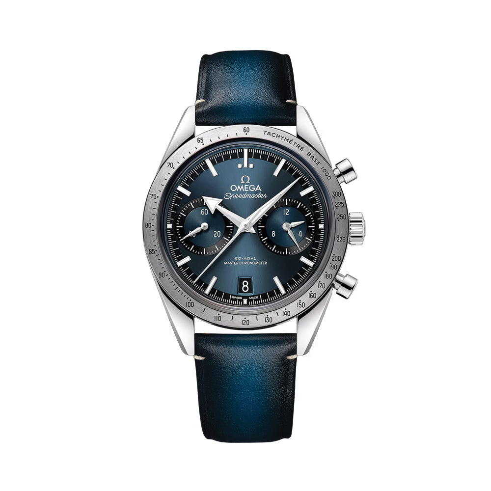 OMEGA Speedmaster '57 40.5mm - Blue on Leather Strap