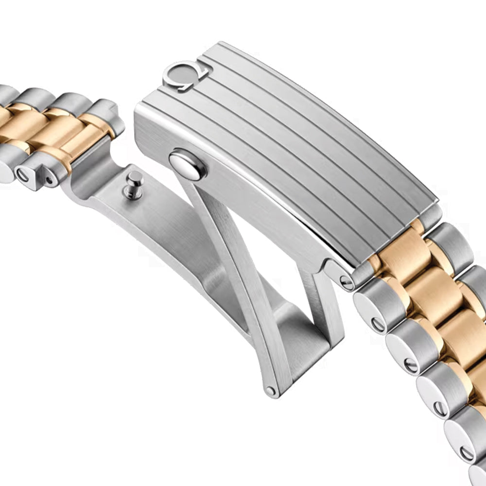 OMEGA Speedmaster Moonwatch Professional Steel Moonshine Gold 42mm ‑ Silver on Bracelet