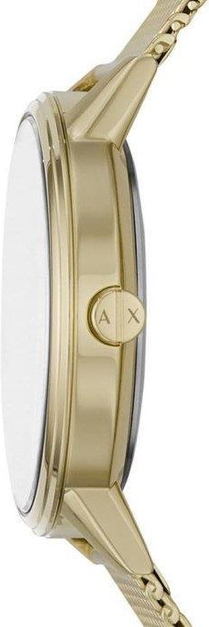 Armani Exchange Cayde AX2715 Men's Chronograph – Black Dial with Gold Mesh Stainless Steel Strap